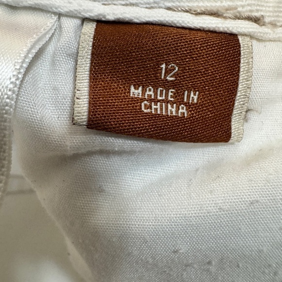 Michael Kors Straight Leg Jeans Cream - Picture 6 of 11